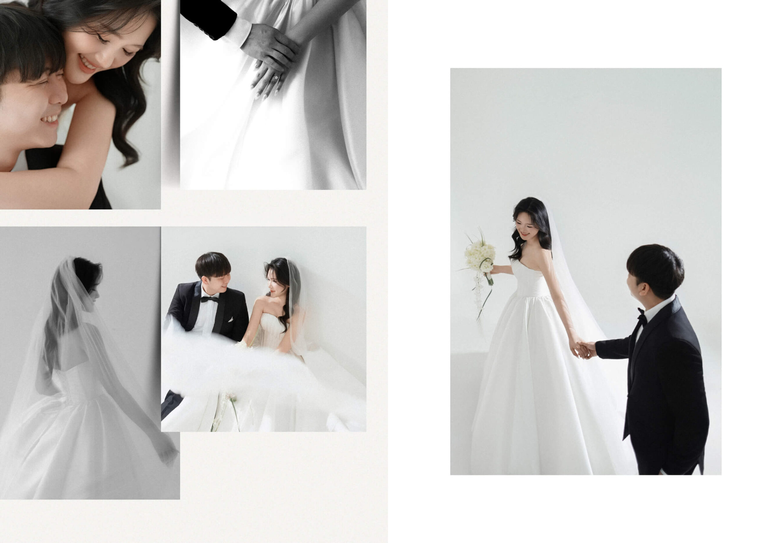 Cặp đôi chụp ảnh cưới studio tại Xoài Weddings Nha Trang