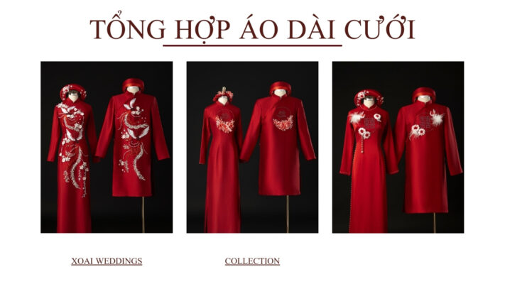 Áo dài cô dâu cho thuê tại Xoài Studio Nha Trang