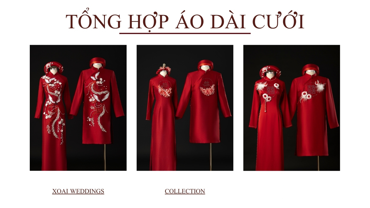 Áo dài cô dâu cho thuê tại Xoài Studio Nha Trang