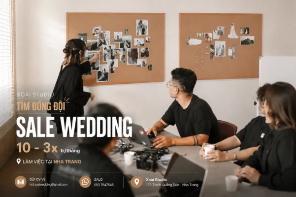 Tuyển dụng Sale Wedding tại Xoài Weddings, Nha Trang